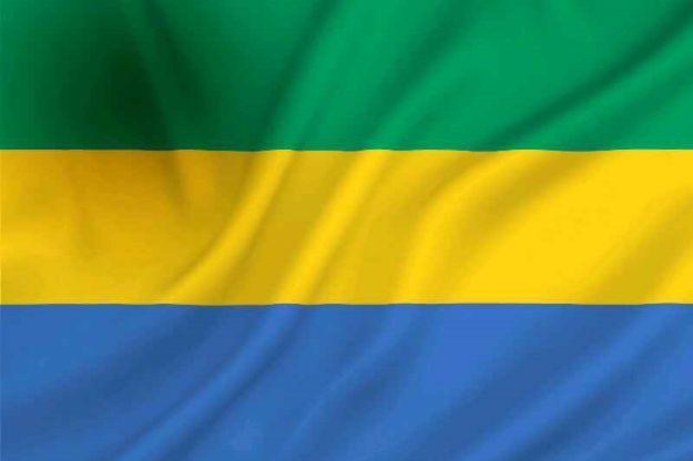 Vlag Gabon - 100x150cm Spun-Poly